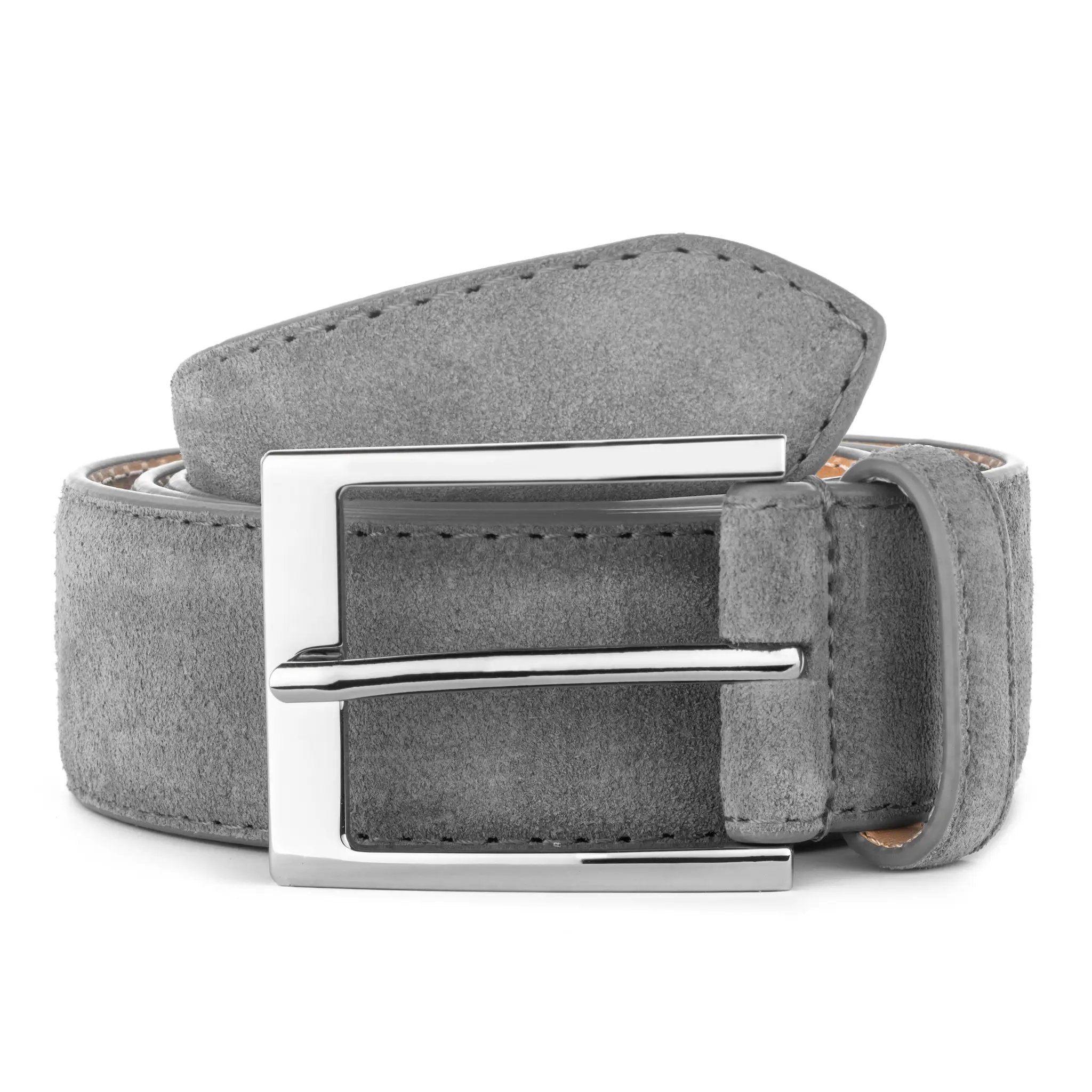 Light Grey Suede Belt by To Boot New York