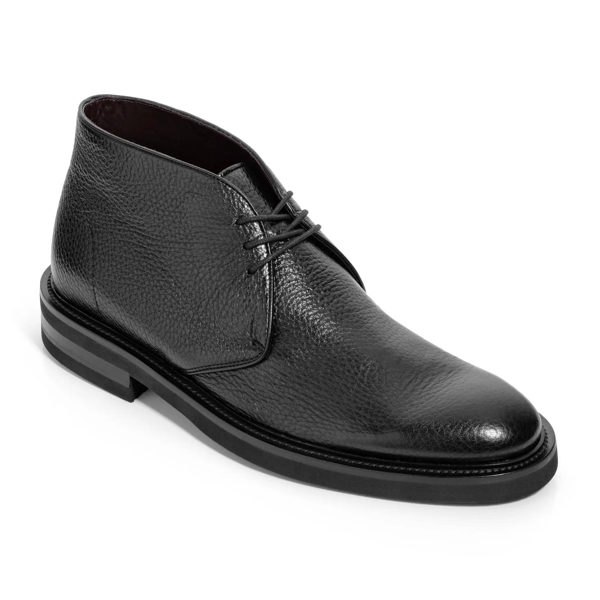 Vista Black Deerskin Chukka Boot by To Boot New York