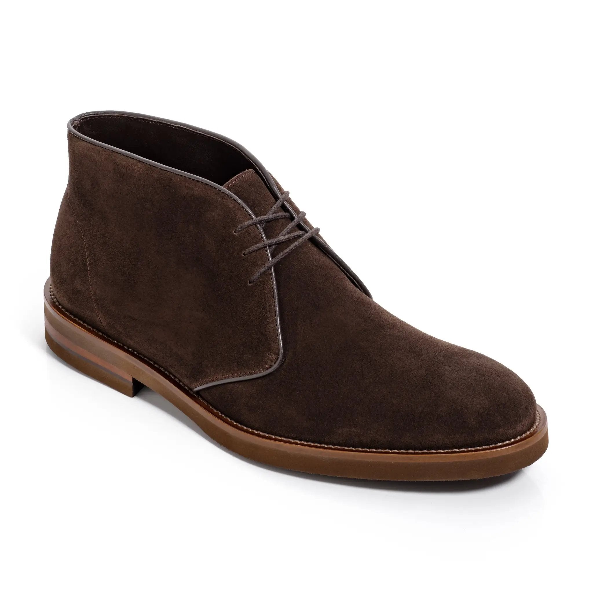 Monaco Dark Brown Suede Desert Boot by To Boot New York
