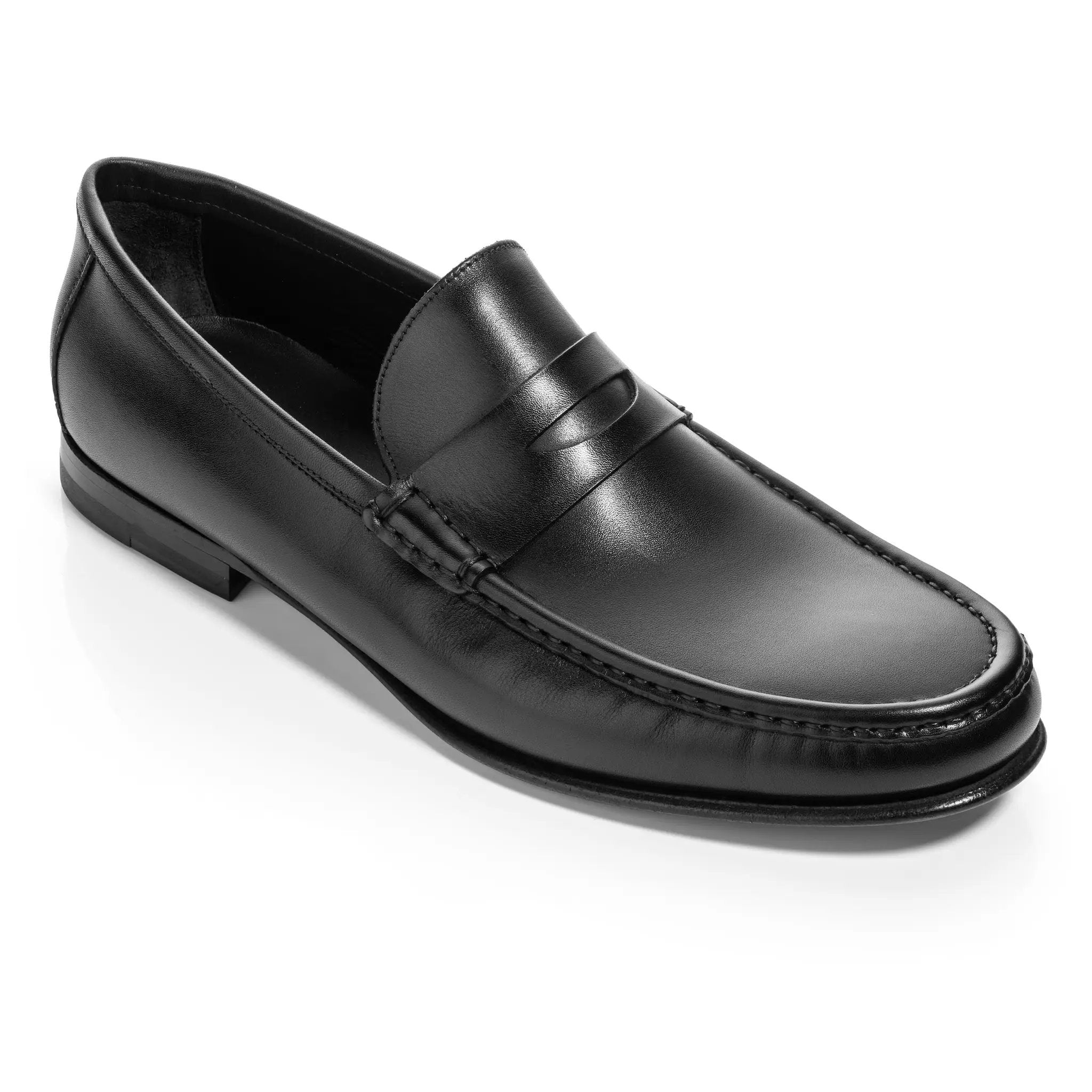 Clapton Black Calf Penny Loafer by To Boot New York