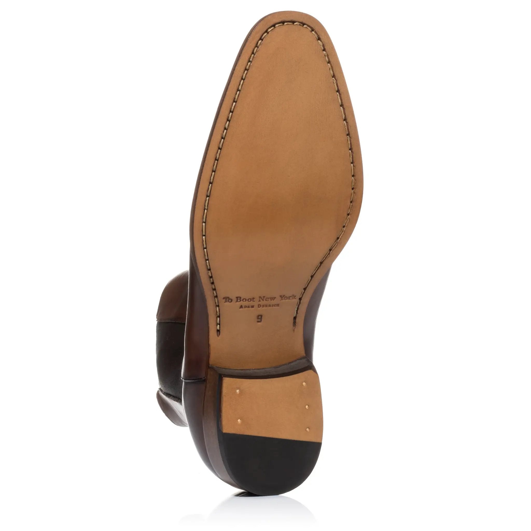 Myles Burnished Brown Calf Chelsea Boot by To Boot New York
