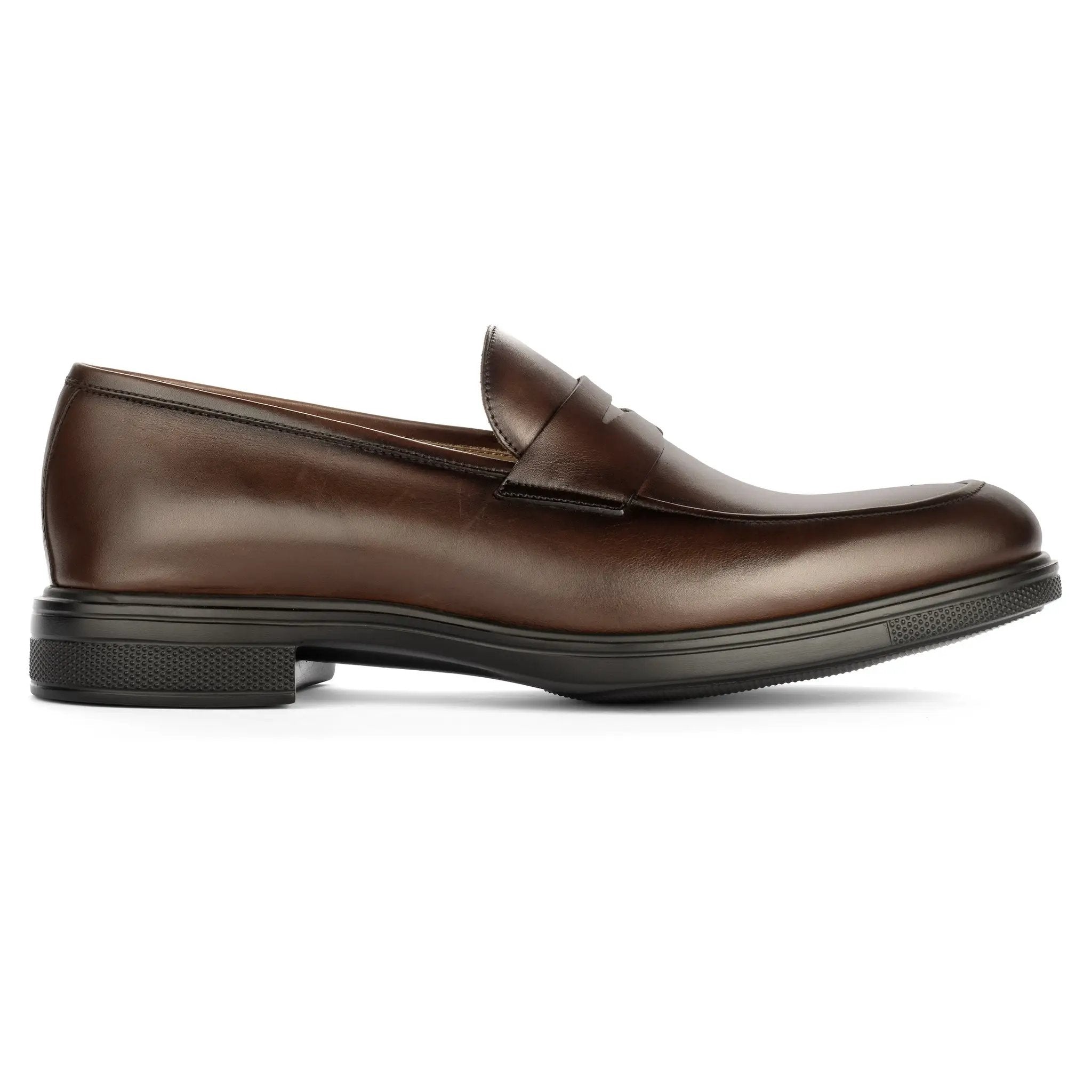 Bernard Dark Brown Calf Leather Penny Loafer by To Boot New York