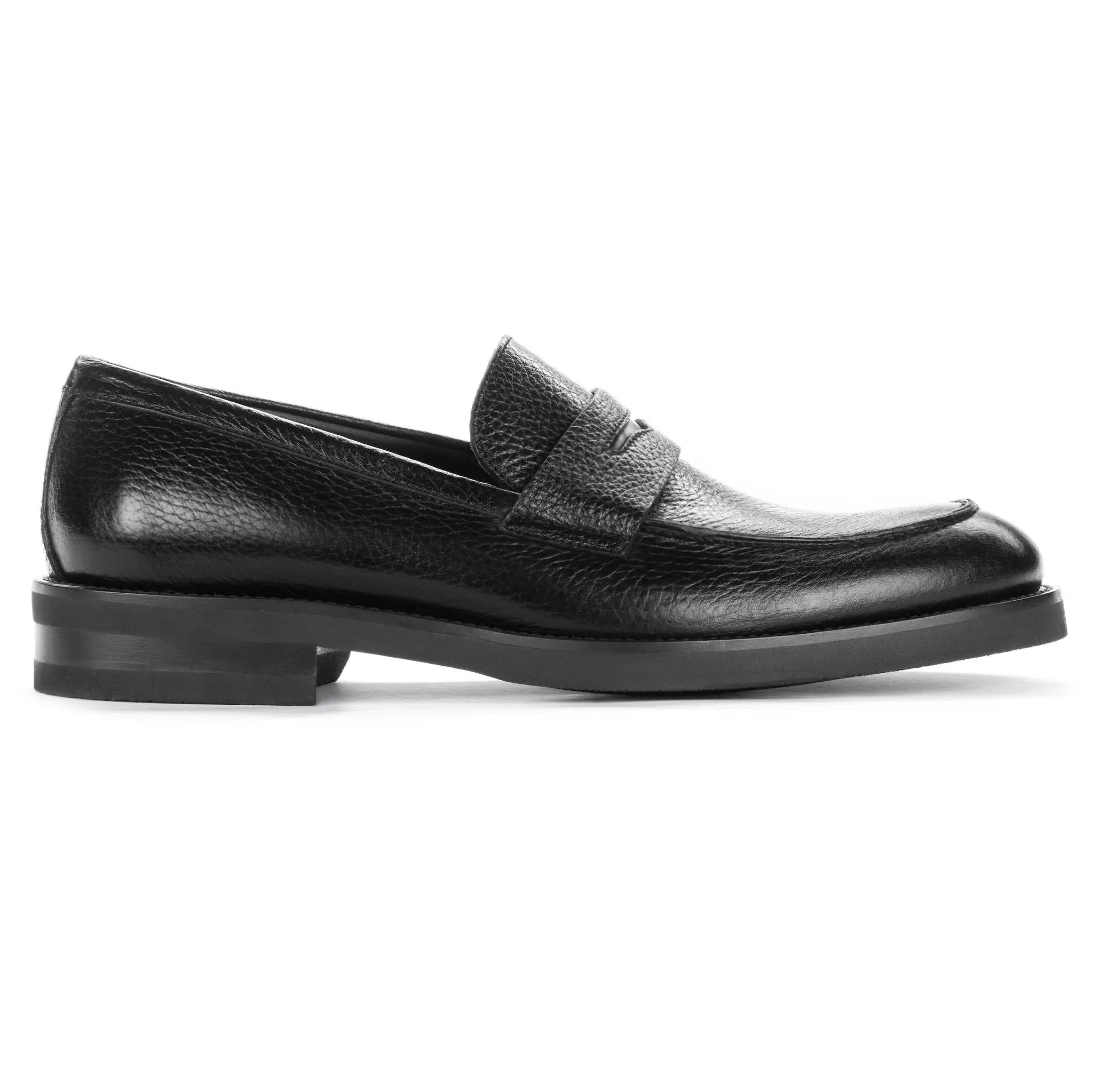 Slade Black Deerskin Loafer by To Boot New York