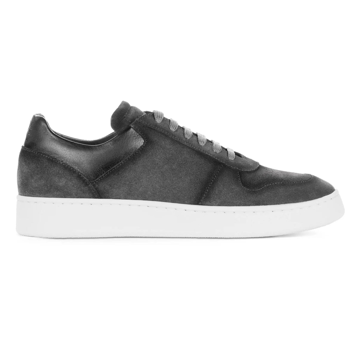 Callum Grey Aero Suede Court Sneaker by To Boot New York