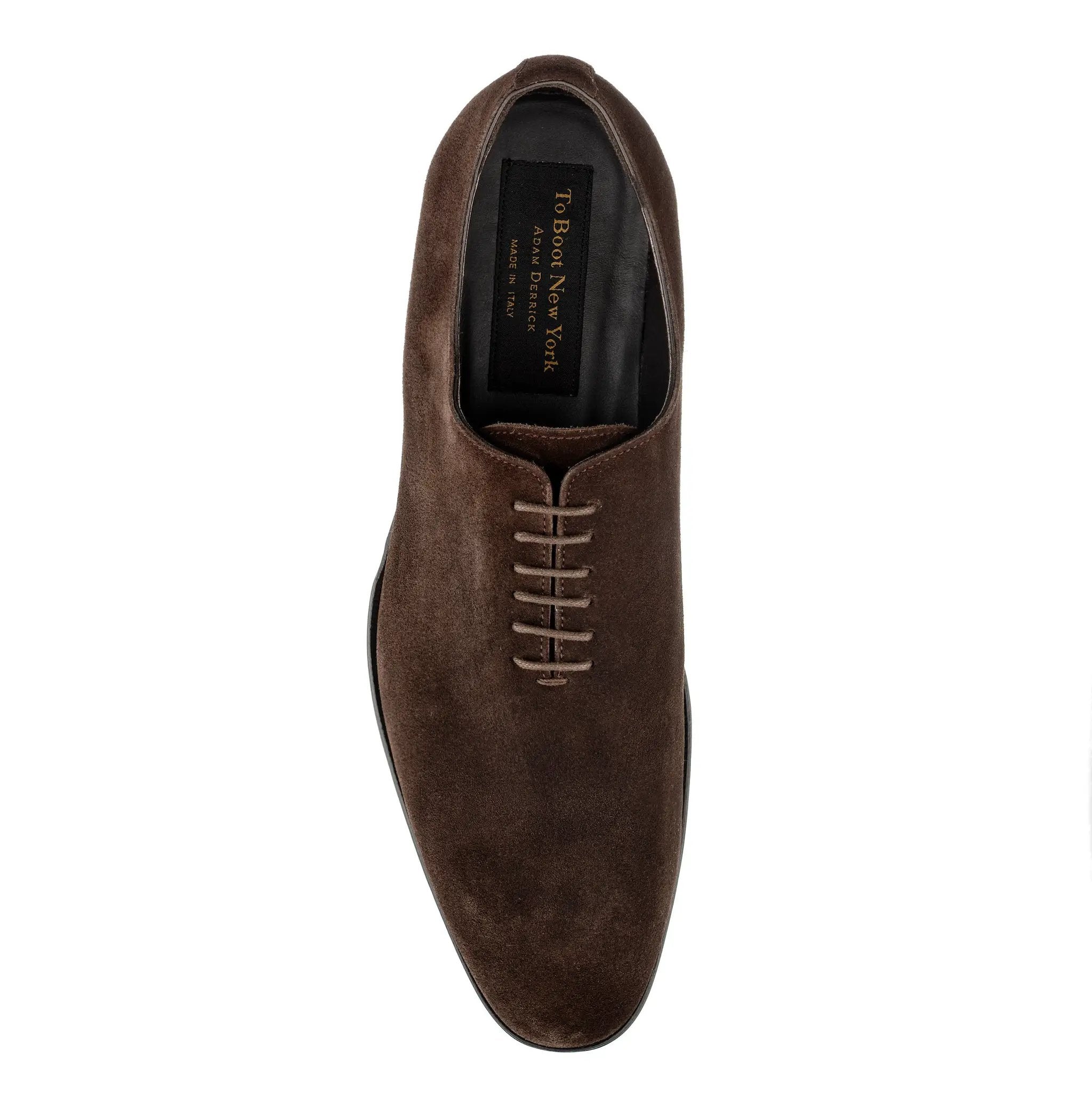 Chamberlain Brown Suede One-Piece Lace-Up Balmoral by To Boot New York