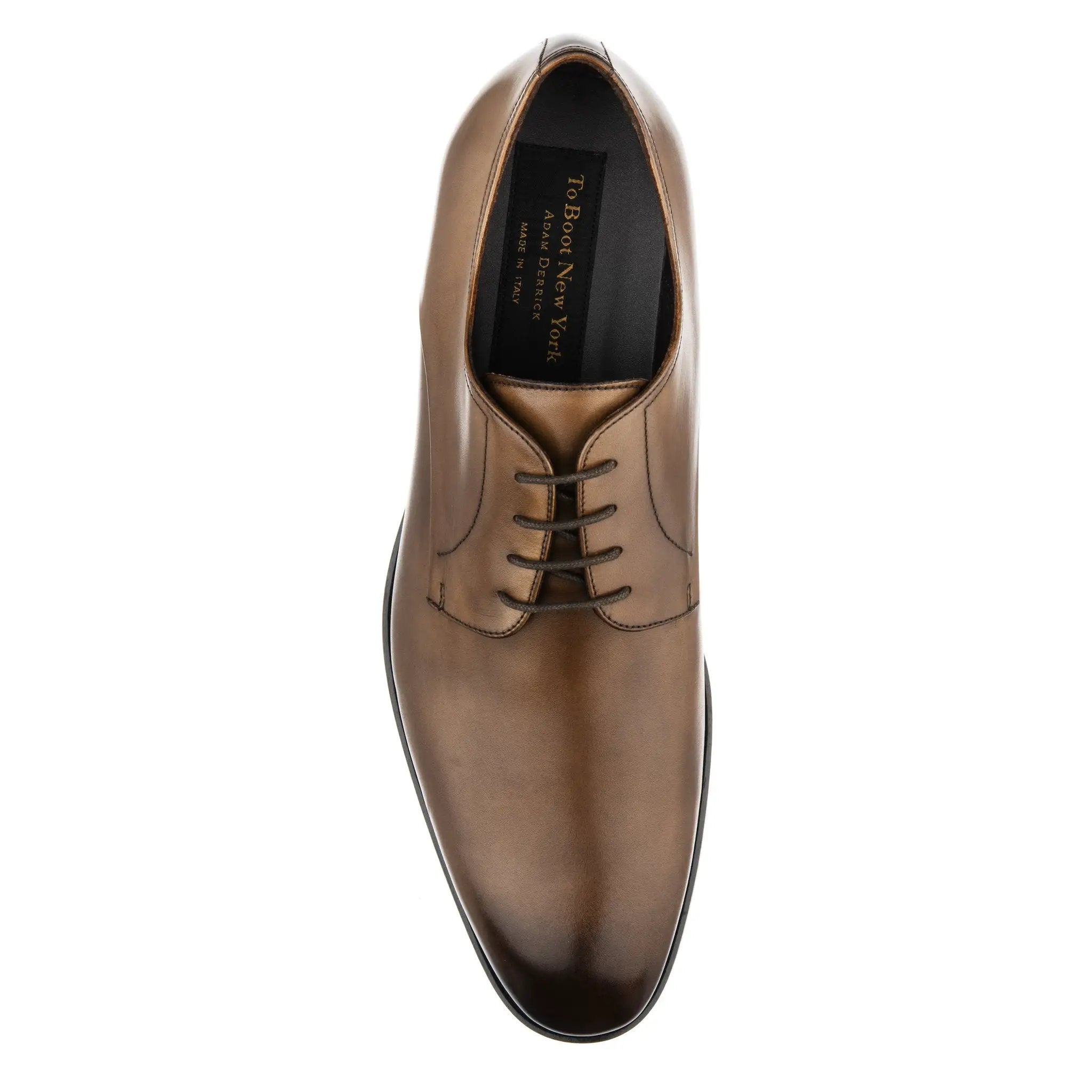 Parsons Medium Tan Calf Derby Oxford by To Boot New York