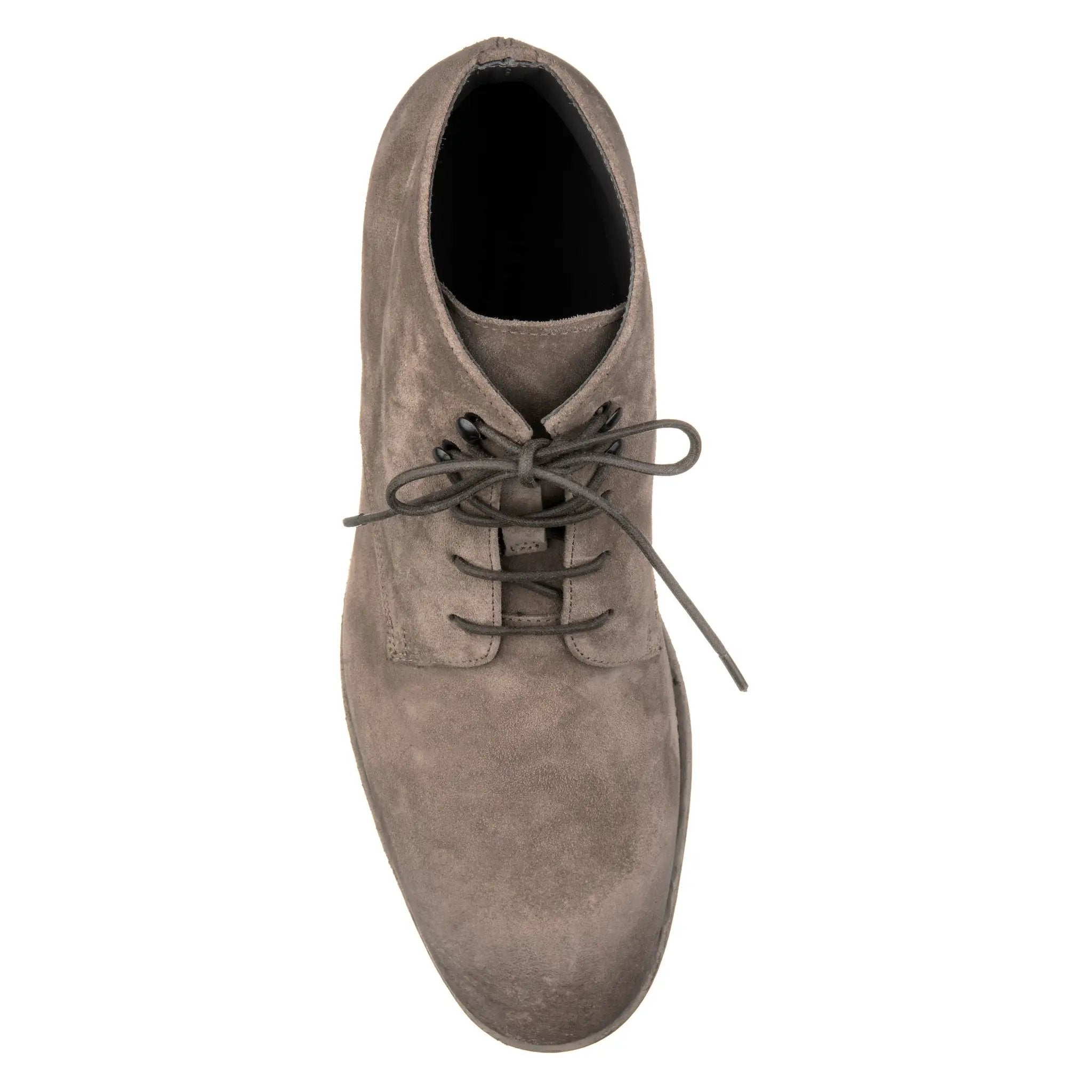 Jarreau Grey Waxed Suede Plain Toe Lace Boot by To Boot New York