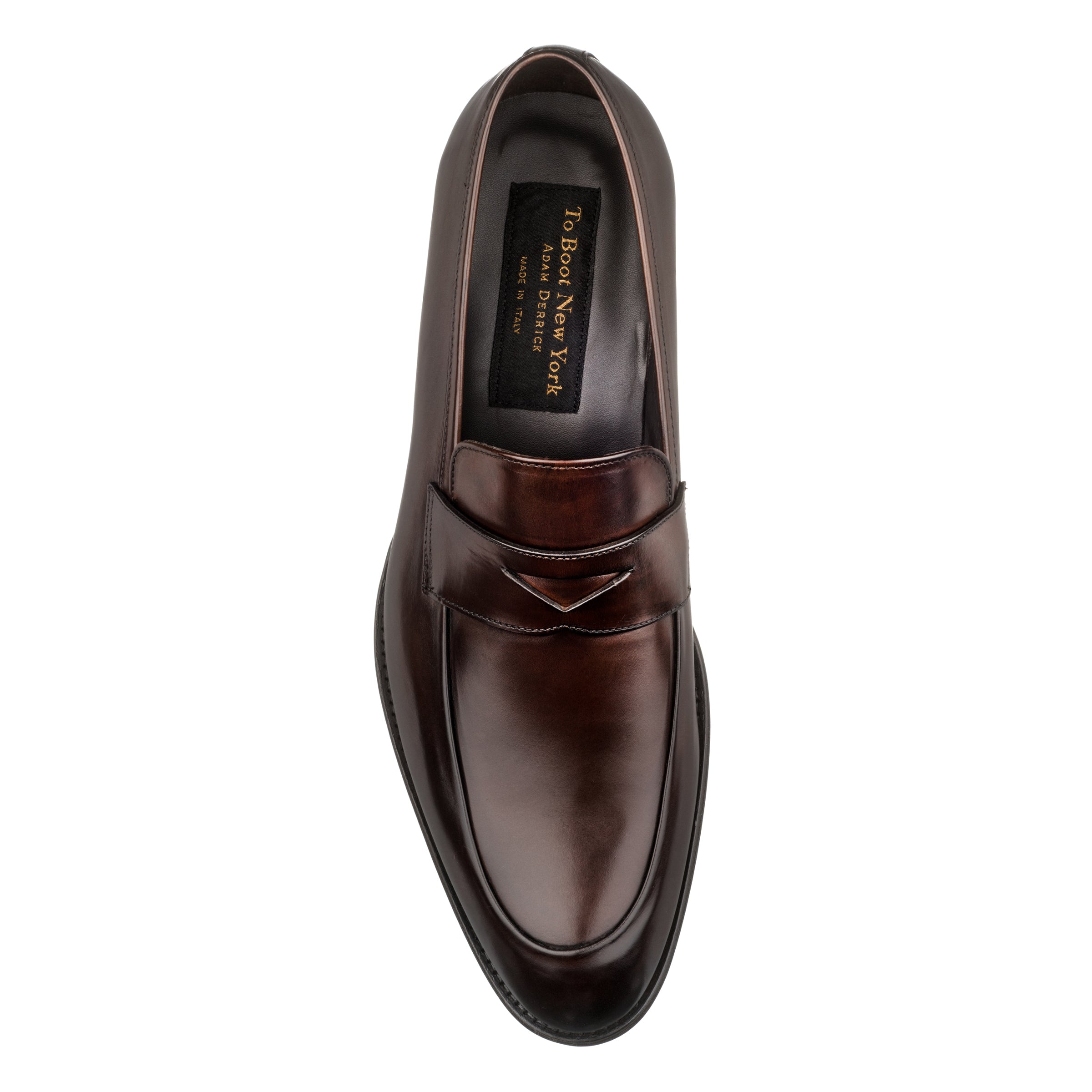 Francis Burnished Brown Calf Dress Loafer by toboot