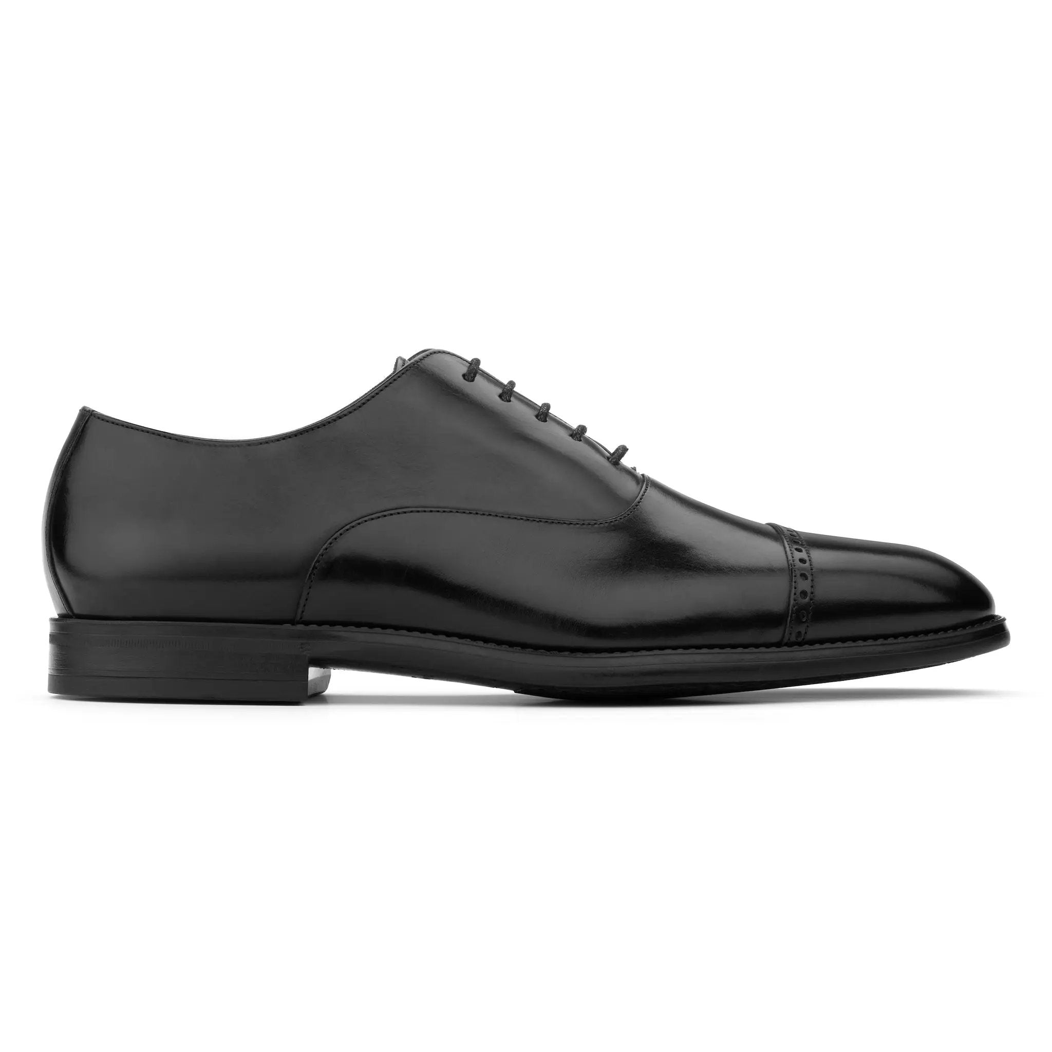 Alessio Black Cap Toe Balmoral Oxford by To Boot New York