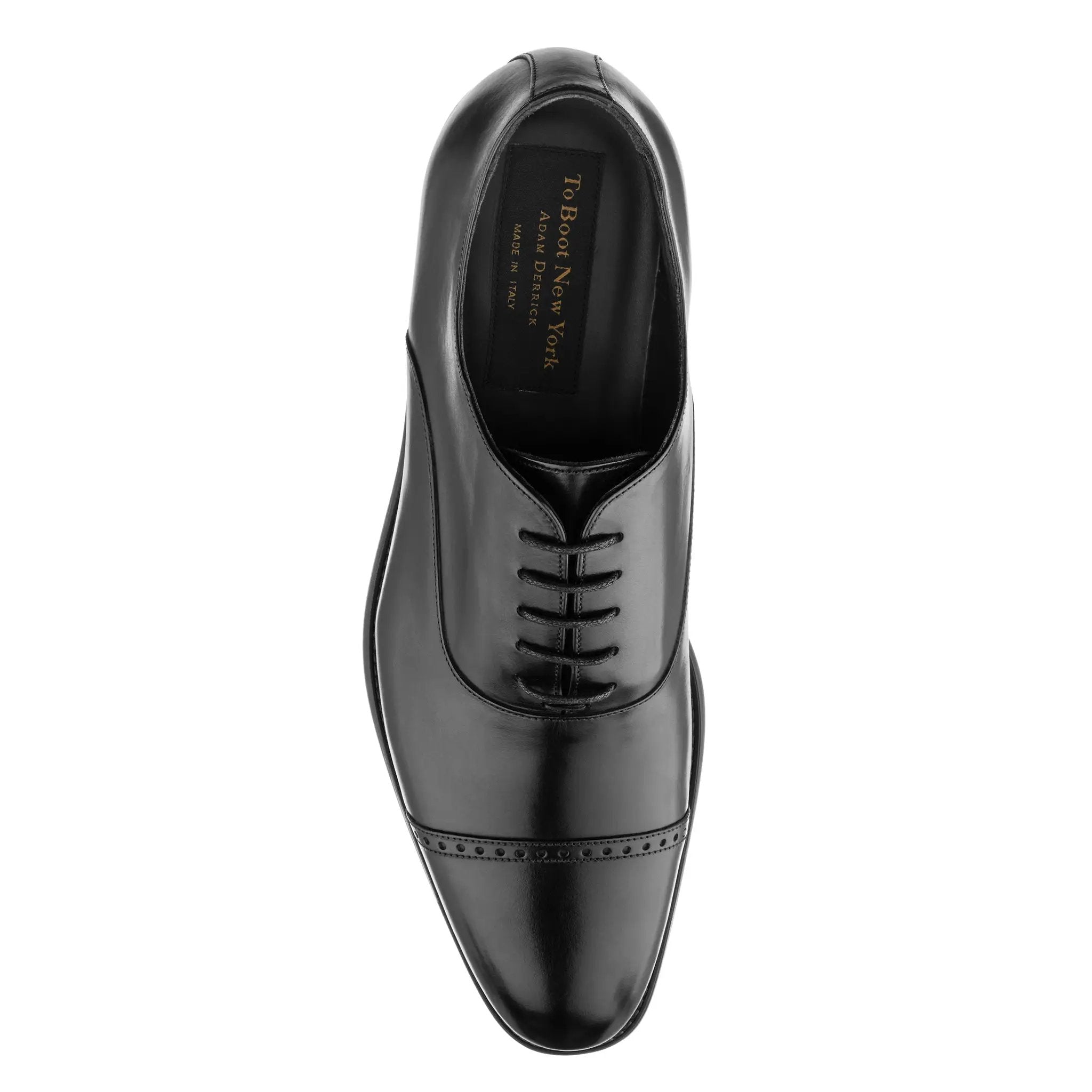Alessio Black Cap Toe Balmoral Oxford by To Boot New York