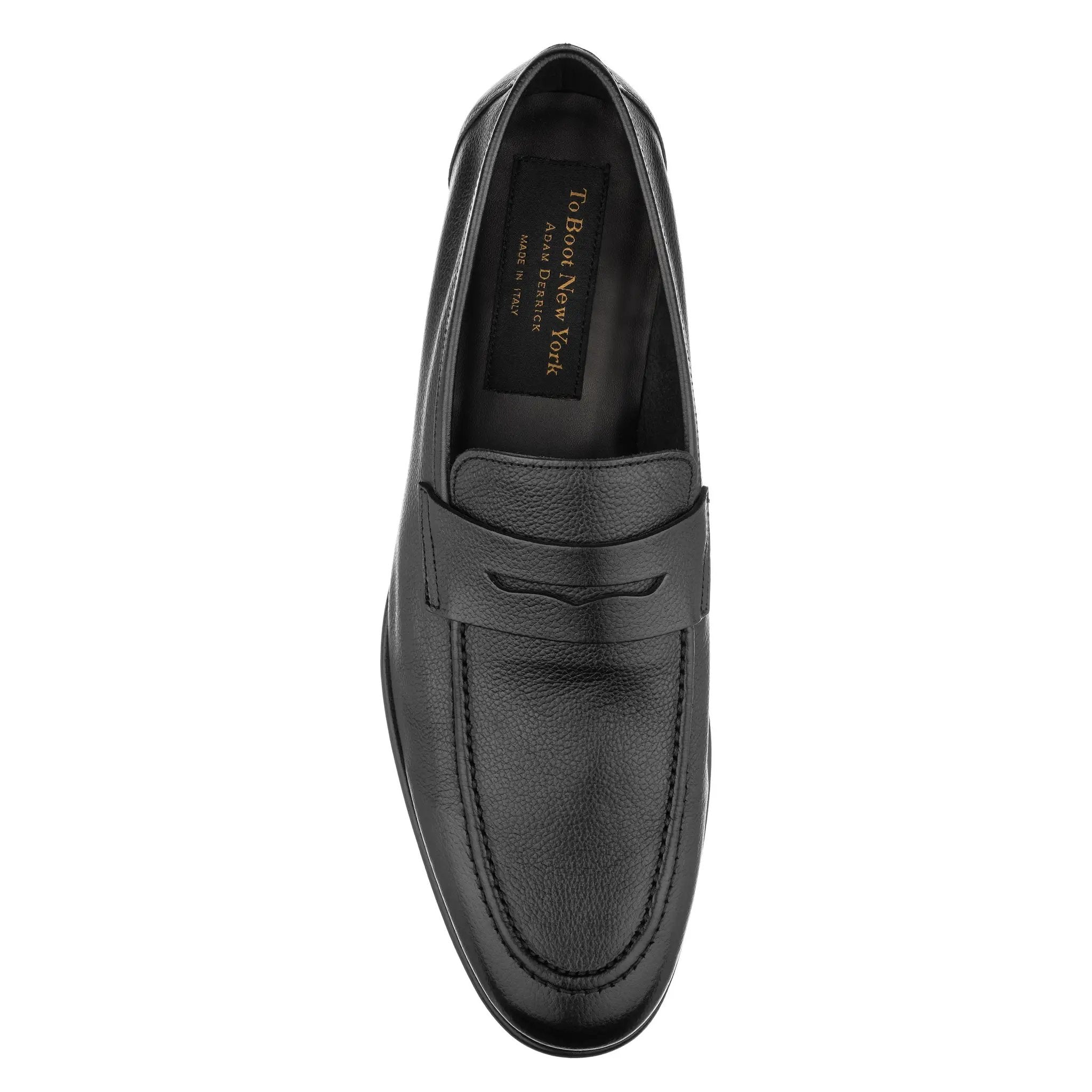 Ravello Black Penny Moccasin Slip-On by To Boot New York