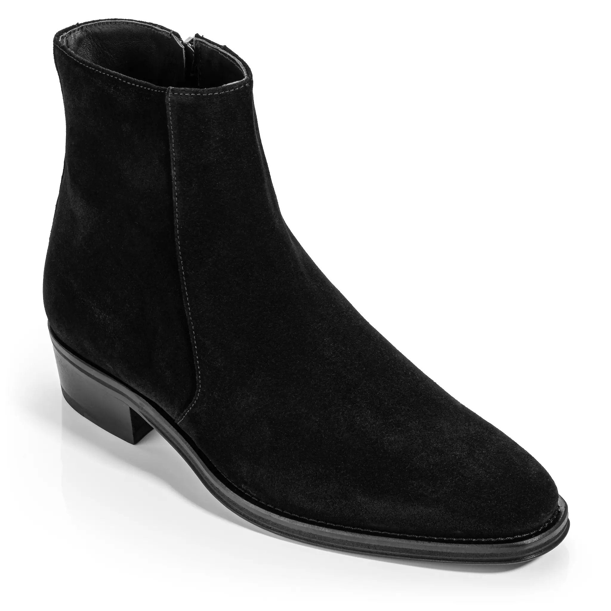 Gilmour Black Suede Zip Boot by To Boot New York