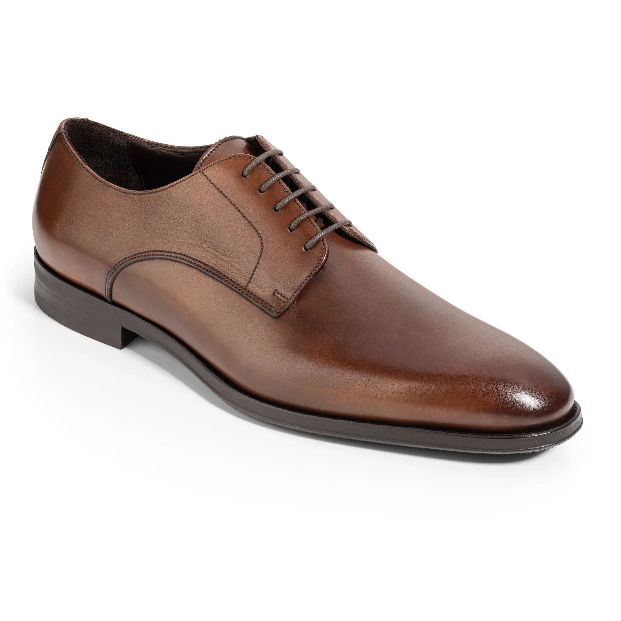 Davide Burnished Brown Derby Oxford by To Boot New York