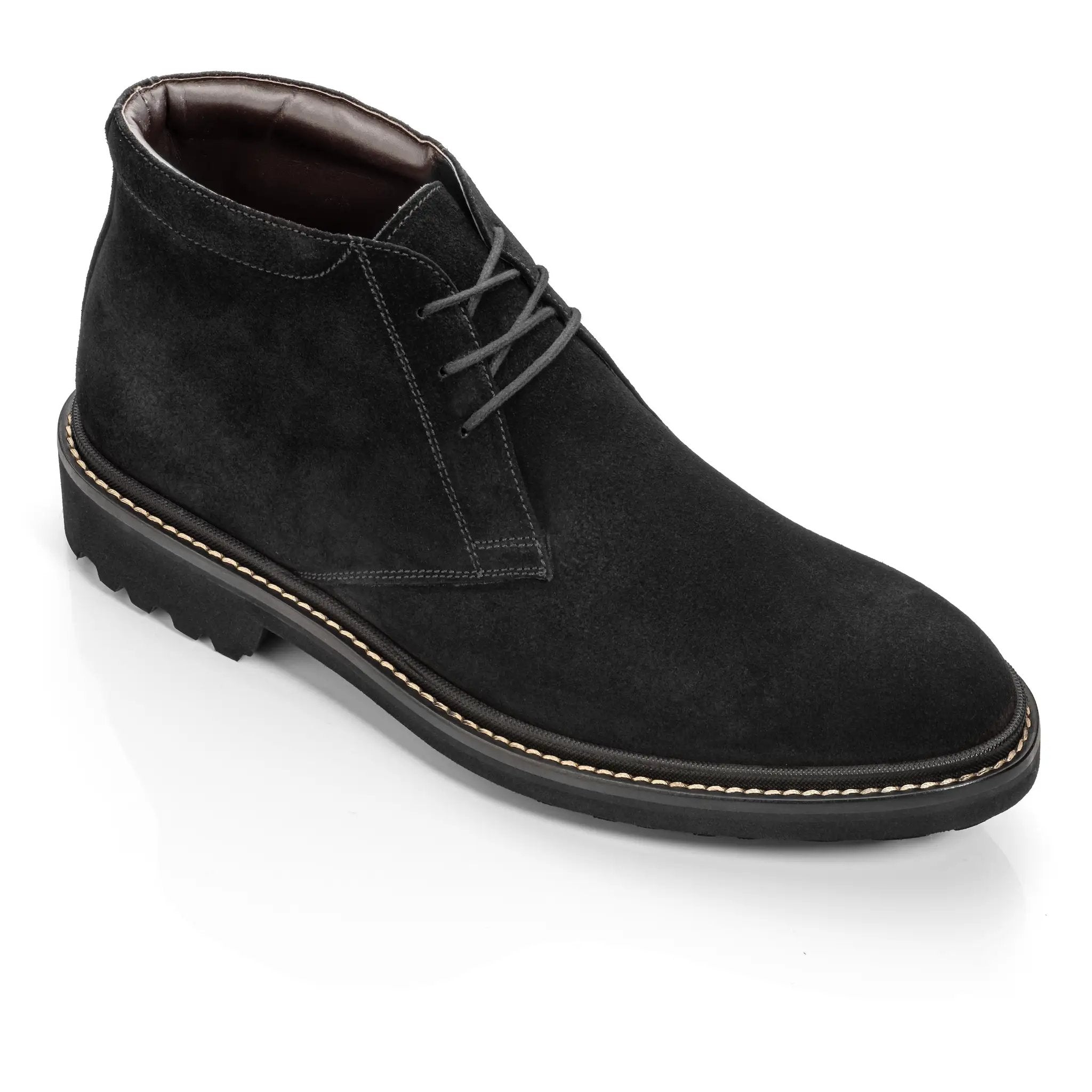 Javier Black Suede Chukka Desert Boot by To Boot New York