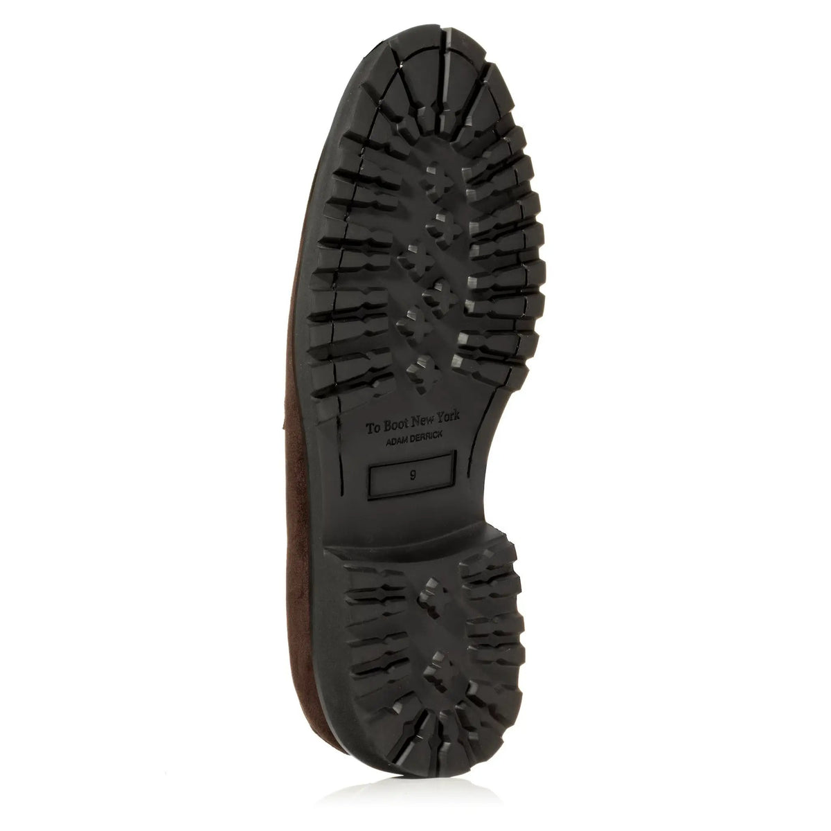 Geneva Brown Suede Penny Loafer by To Boot New York