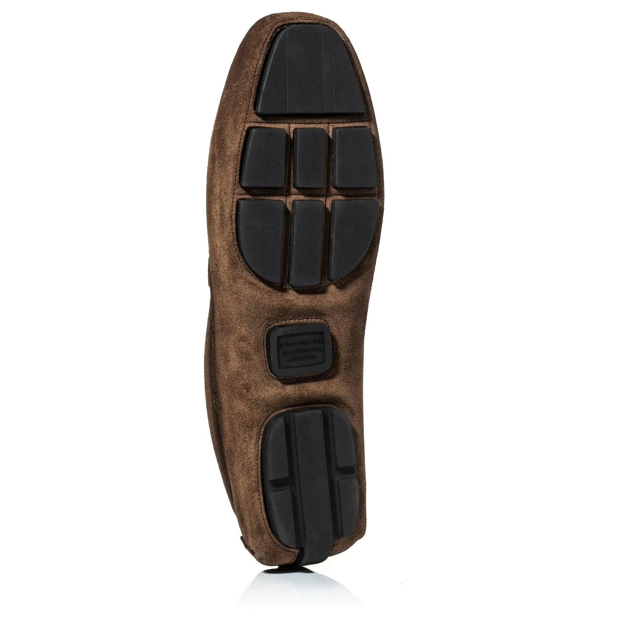Marlin Mid Brown Suede Driving Shoe by To Boot New York