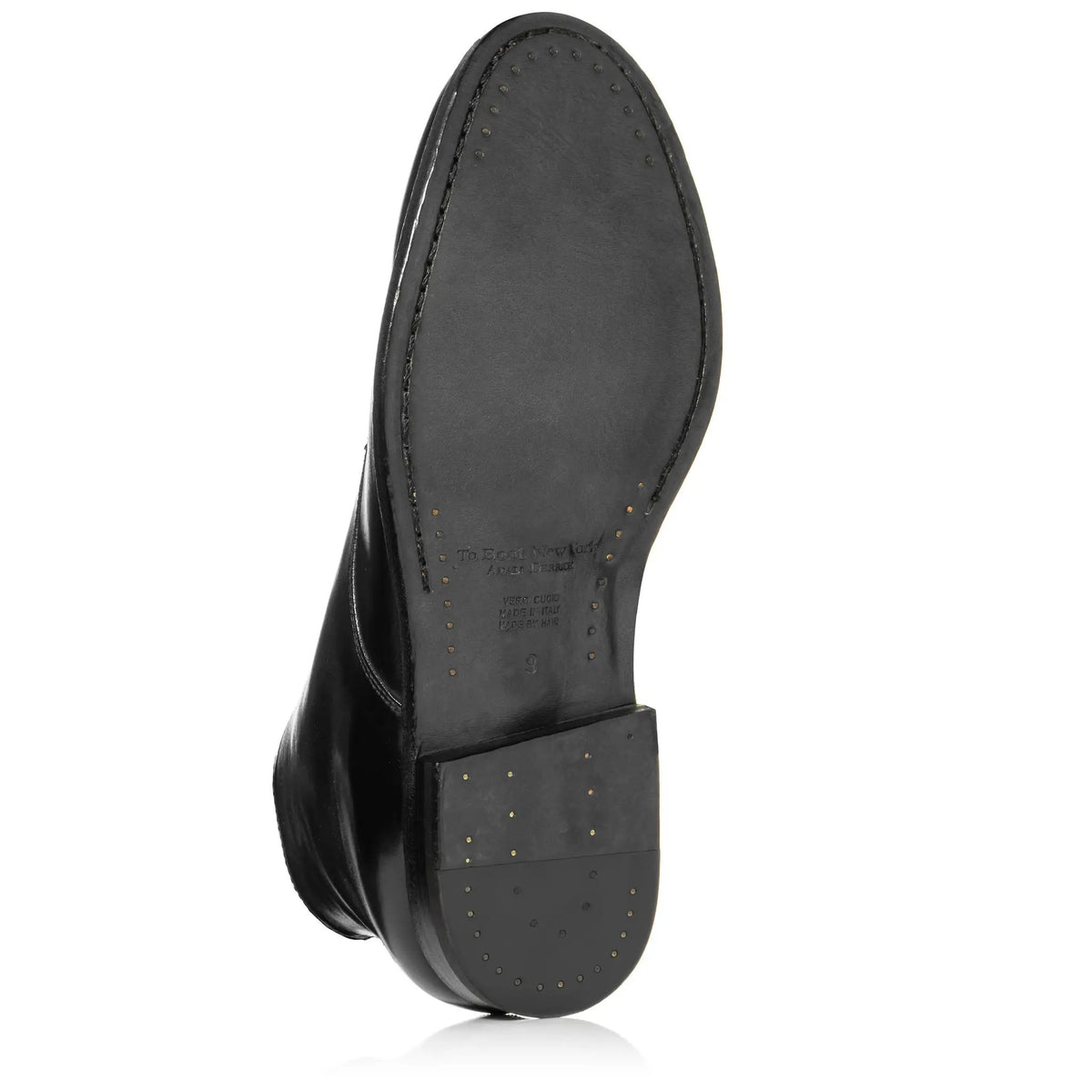 Jarreau Black Calf Plain Toe Lace Boot by To Boot New York
