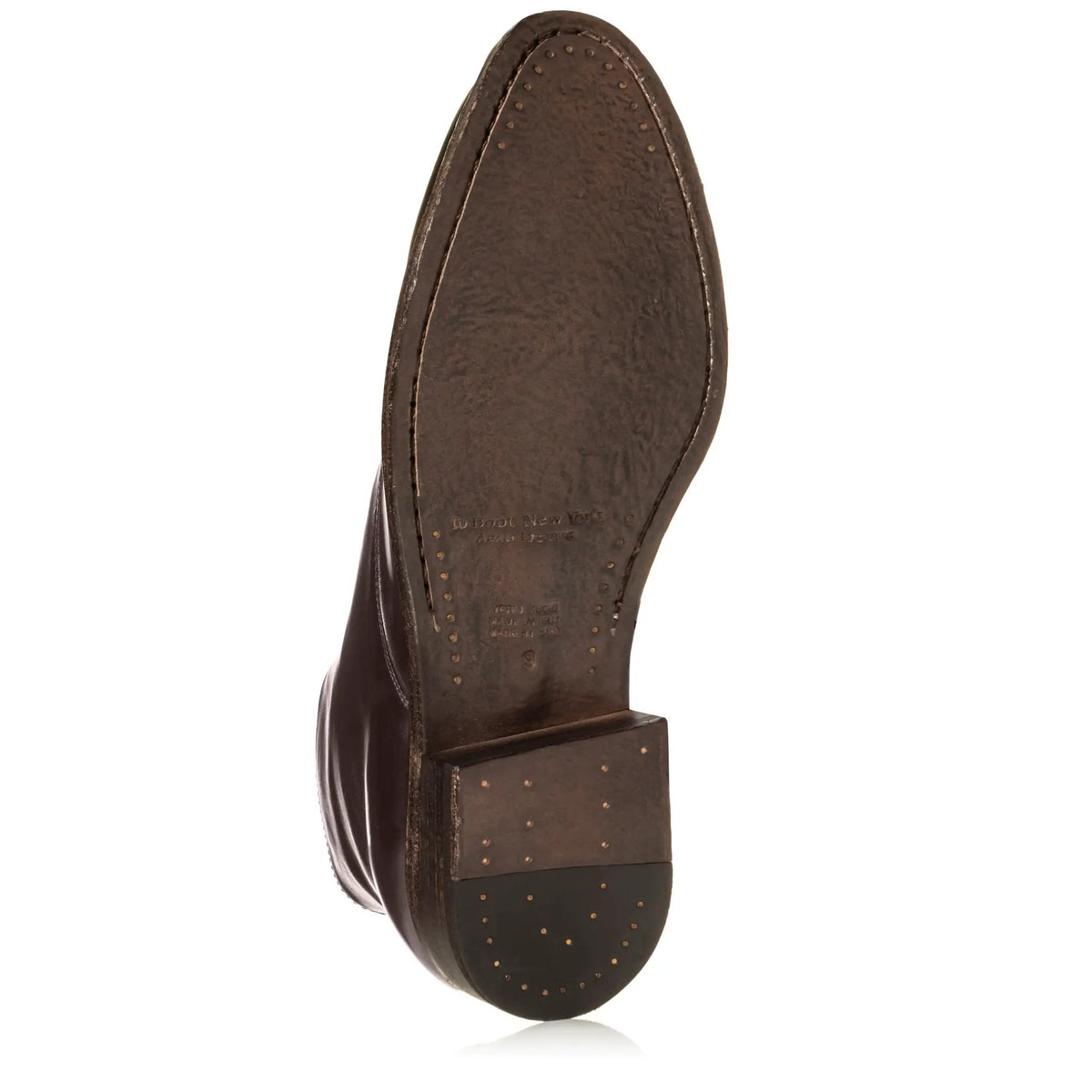 Jarreau Dark Brown Calf Plain Toe Lace Boot by To Boot New York