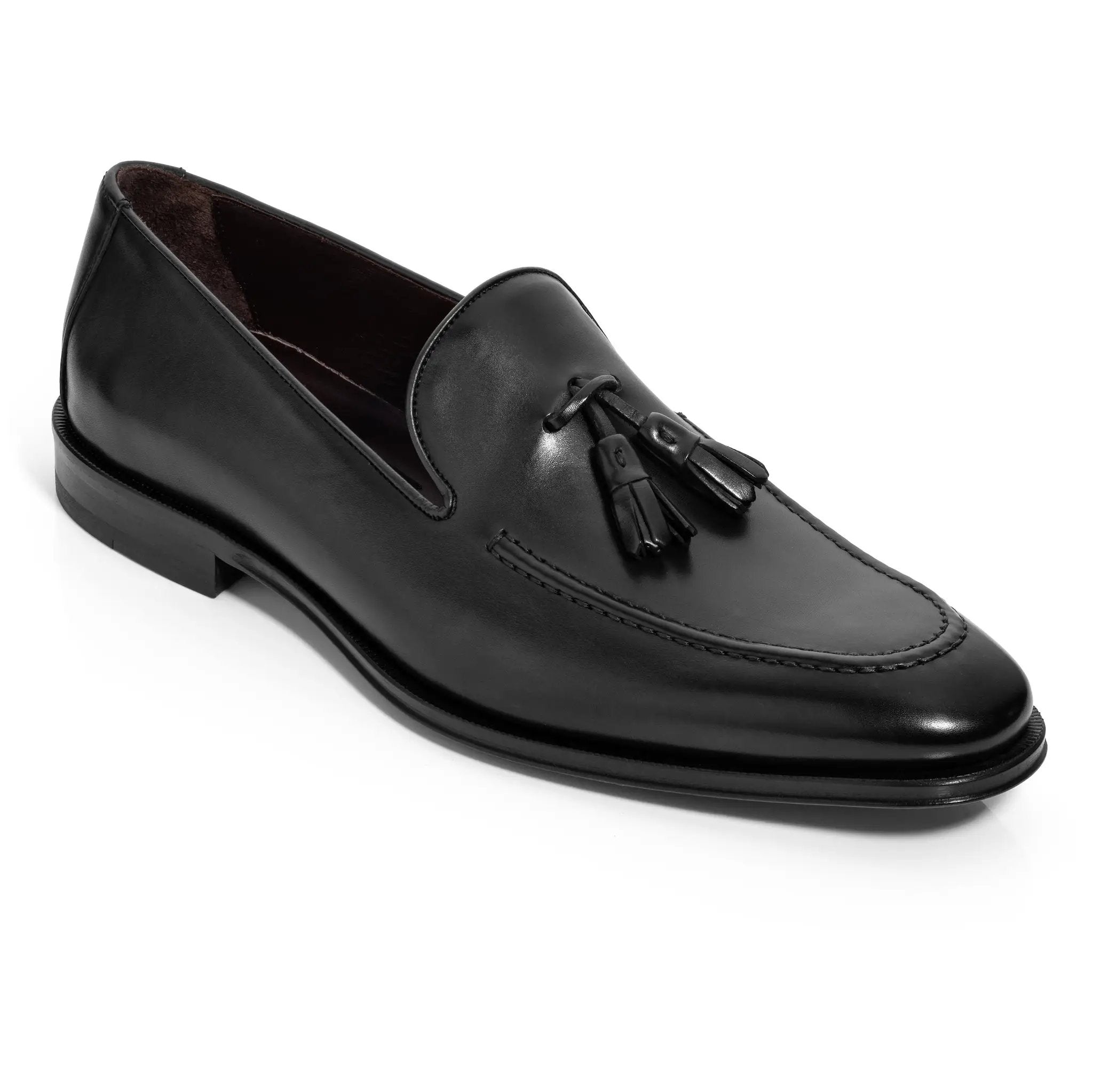 Maurizio Black Calf Tassel Loafer by To Boot New York