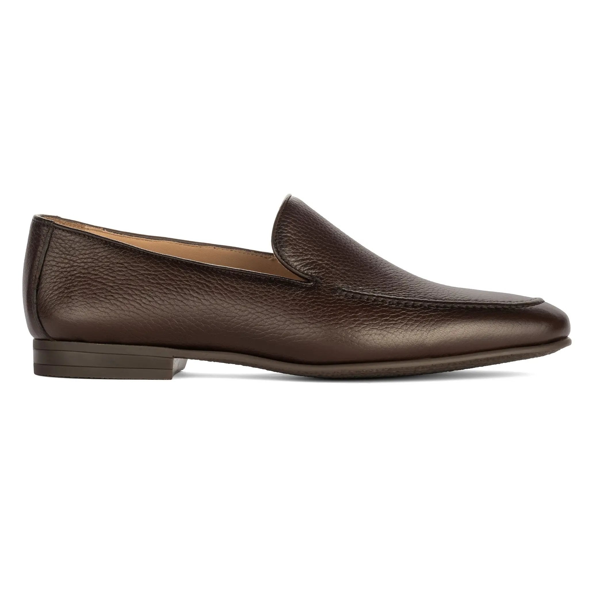 Brunswick Dark Brown Deerskin Leather Slip-On Loafer by To Boot New York