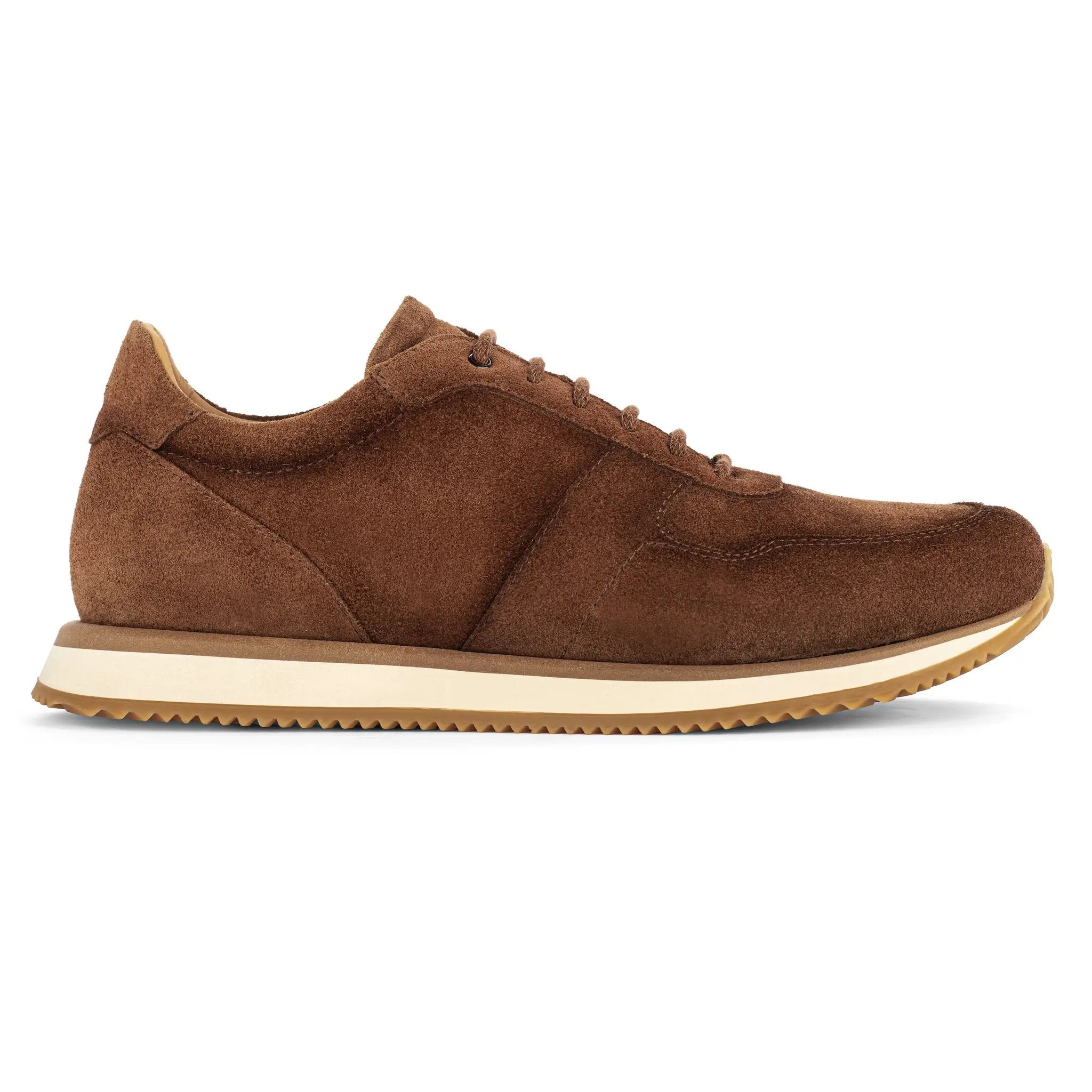 Fanning Mid Brown Suede Sneaker by To Boot New York