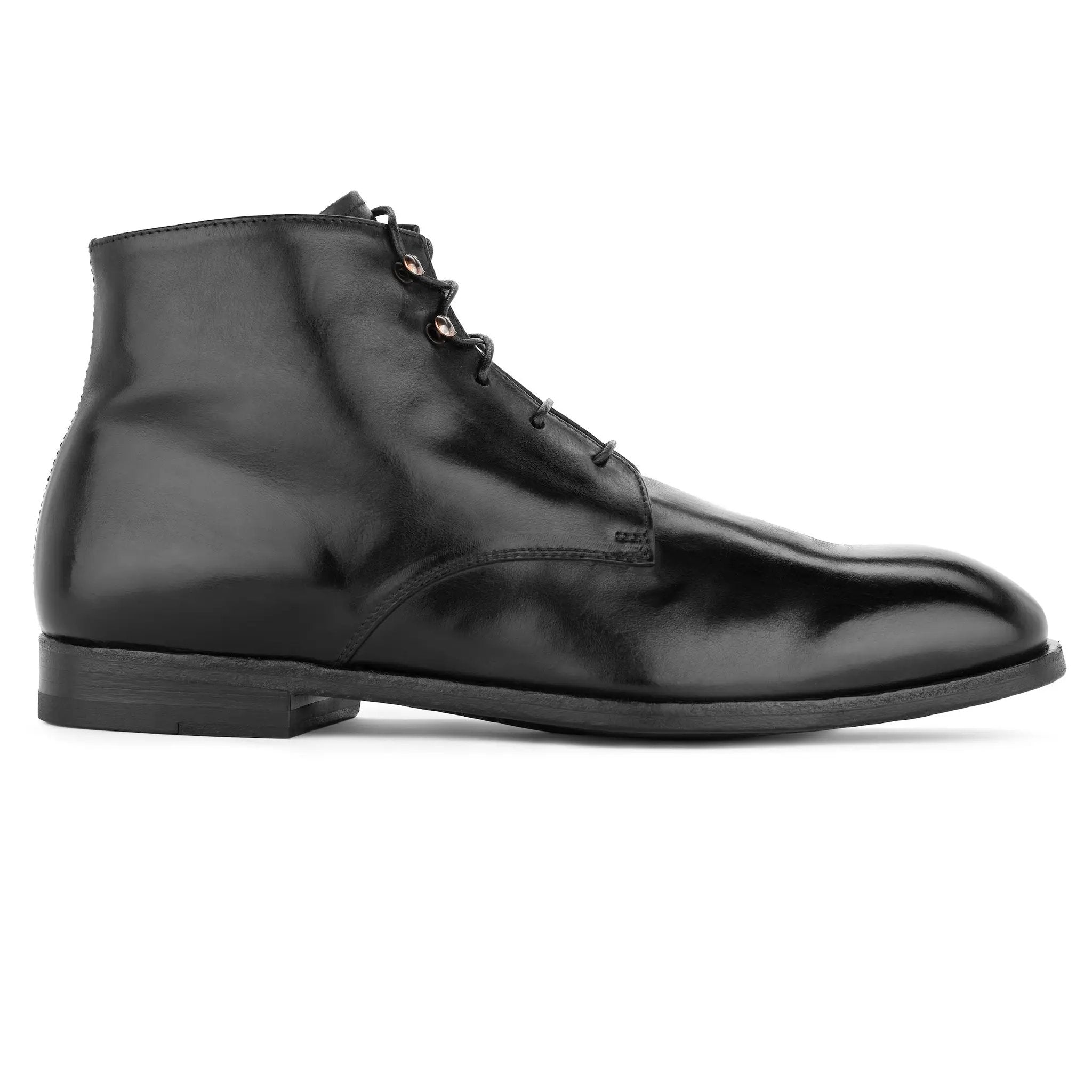Jarreau Black Calf Plain Toe Lace Boot by To Boot New York
