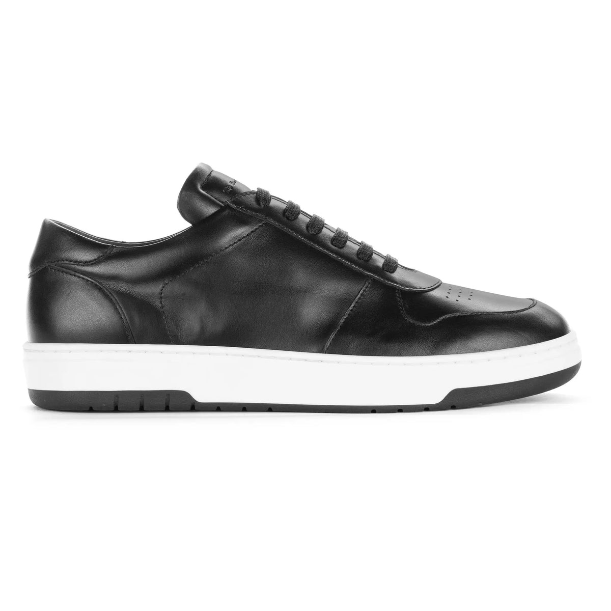 Colin Black Leather Court Sneaker by To Boot New York