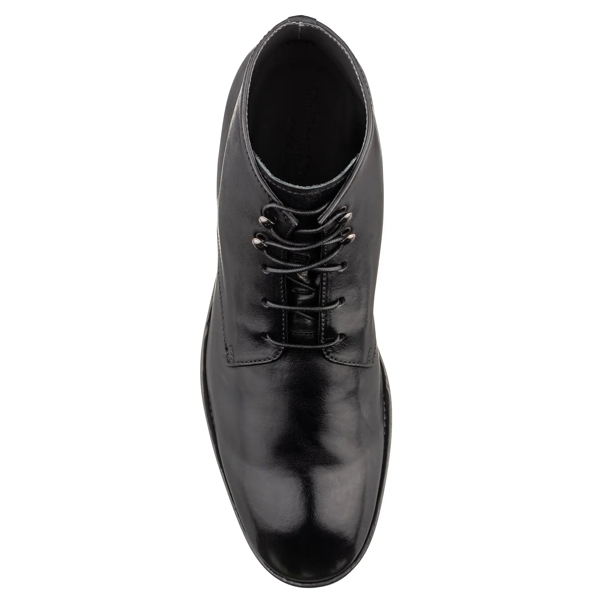 Jarreau Black Calf Plain Toe Lace Boot by To Boot New York