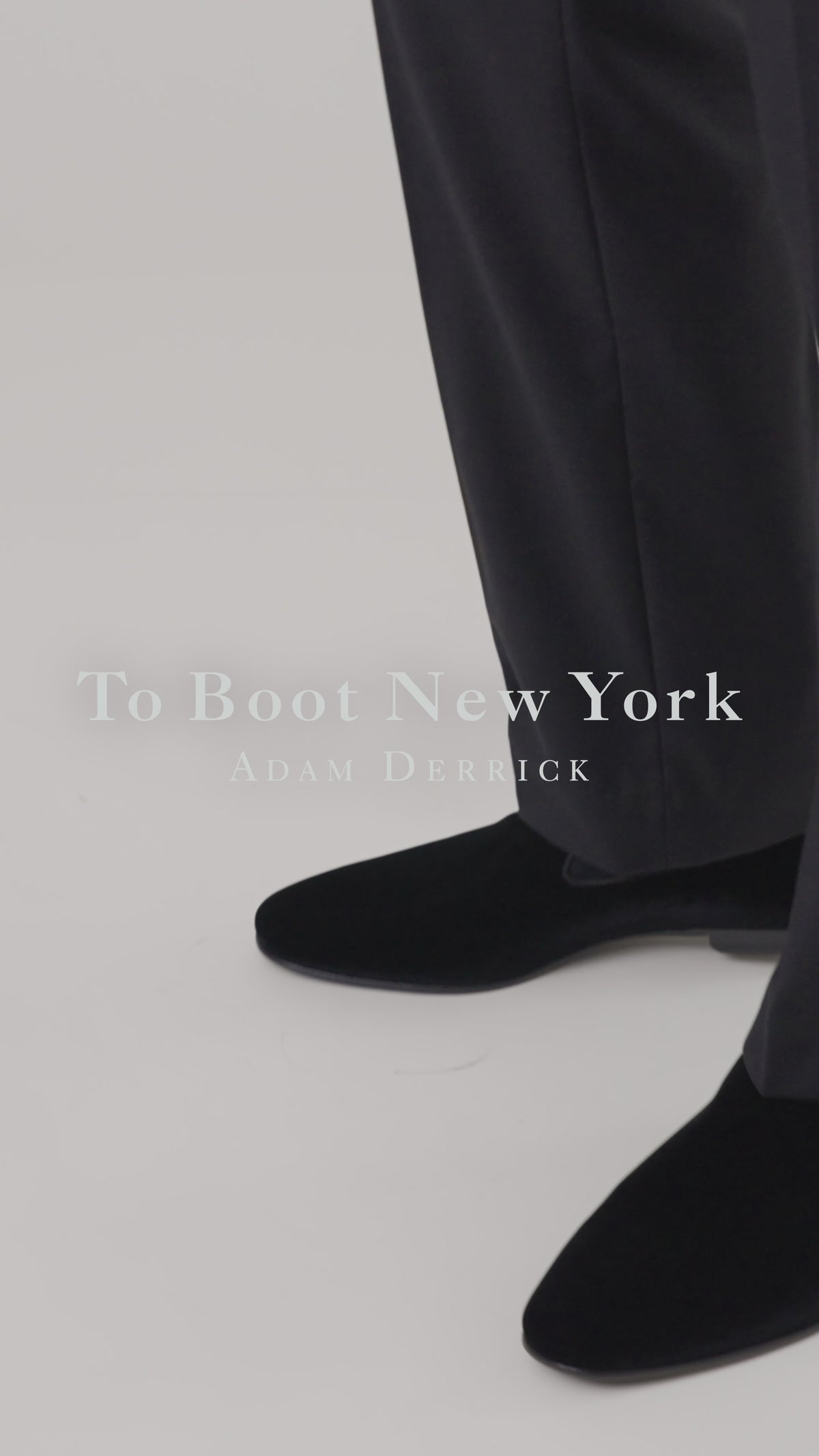Wesley Black Velvet Formal Dress Shoe