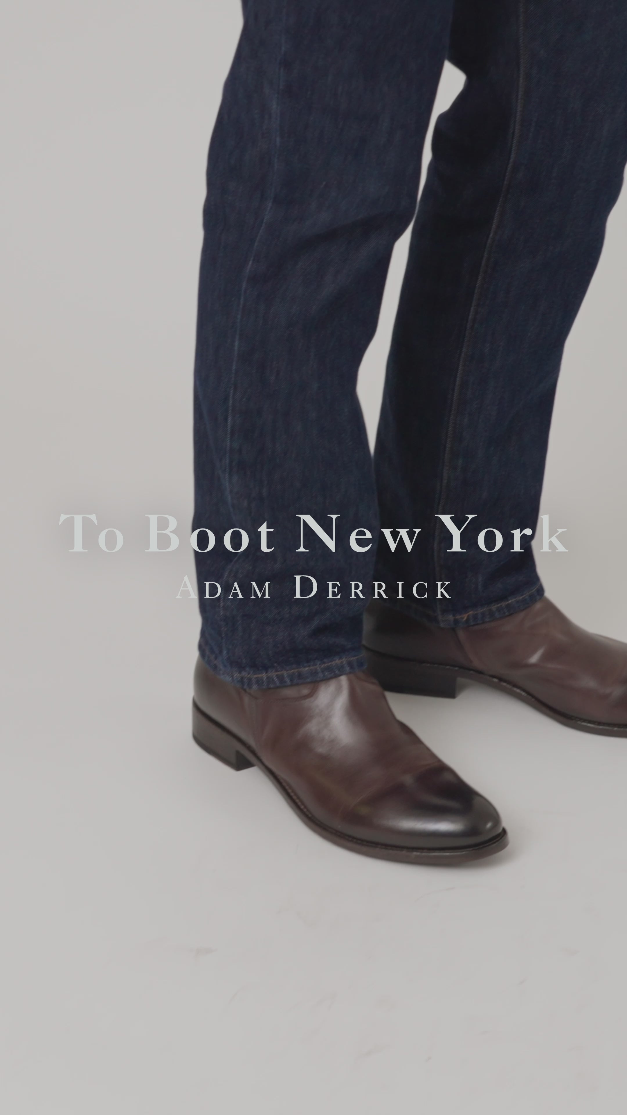 Belvedere Dark Brown Calf Leather Zip Boot