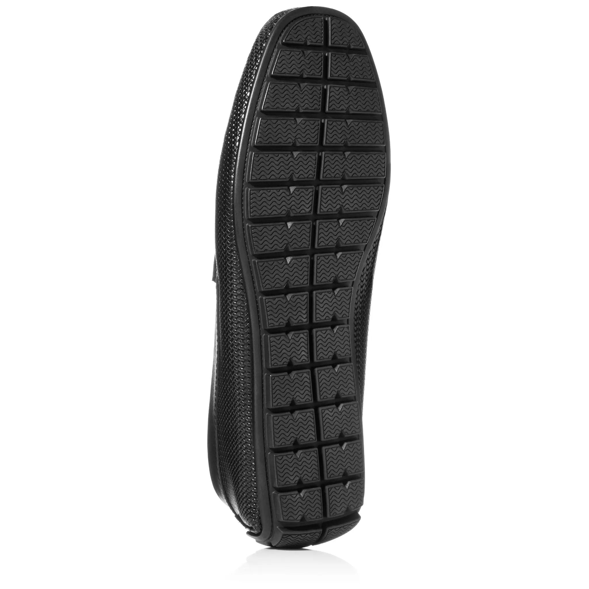 Magnus Black Embossed Driving Shoe by To Boot New York