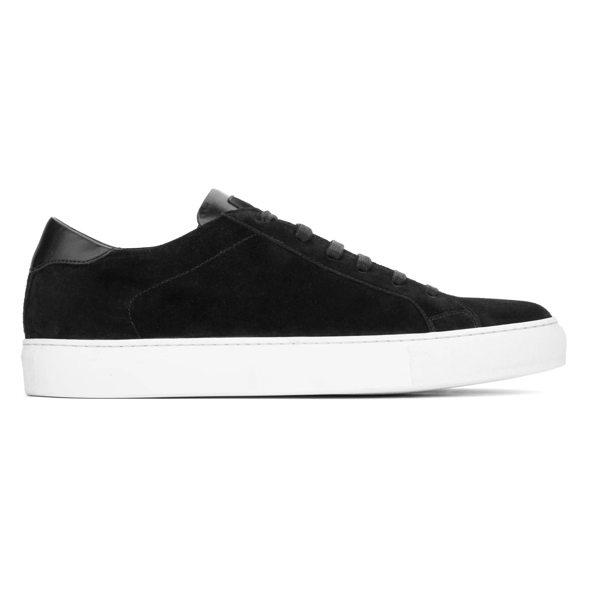 Alpha Black Suede Sneaker by To Boot New York
